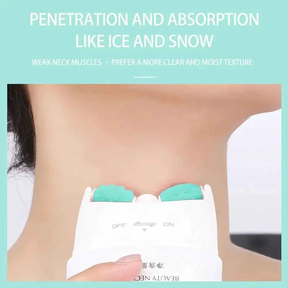 Neck Wrinkle Cream with Massage Roller Applicator