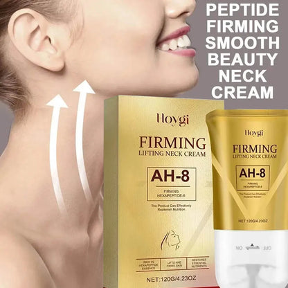 Neck Wrinkle Cream with Massage Roller Applicator