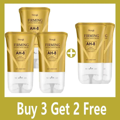 Neck Wrinkle Cream with Massage Roller Applicator